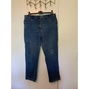Women's Allison Daley Jeans Size 16P Blue Denim